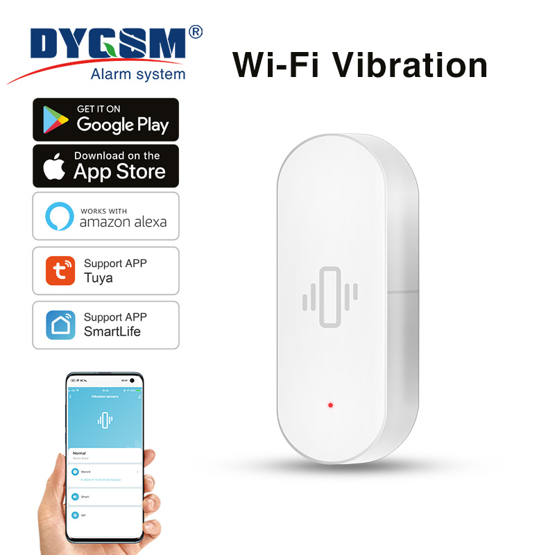 Smart Home Wiz - مستشعر اهتزاز واي فاي من تويا،