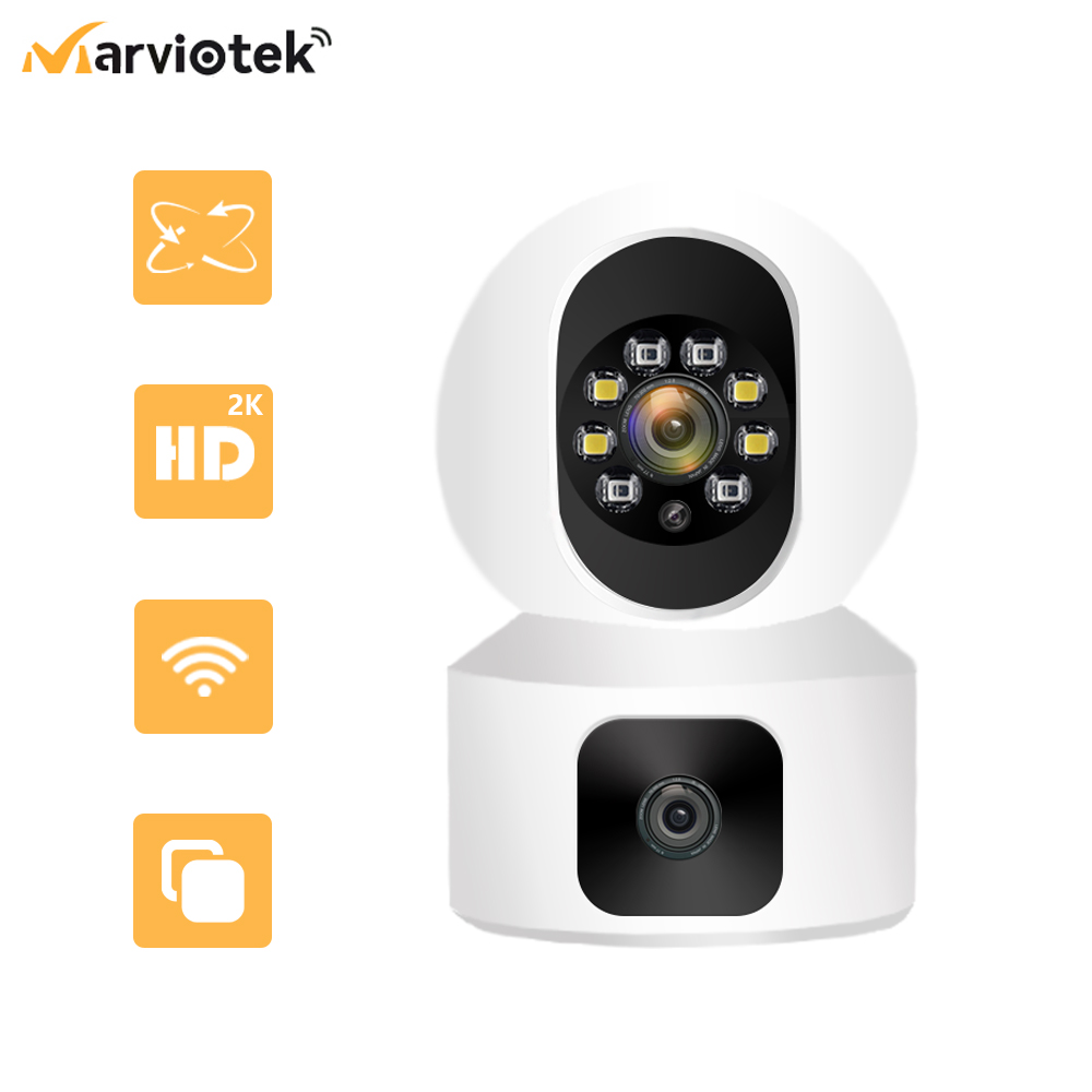 Smart Home Kamera Outdoor - 2K واي فاي كاميرا مراقبة Icsee