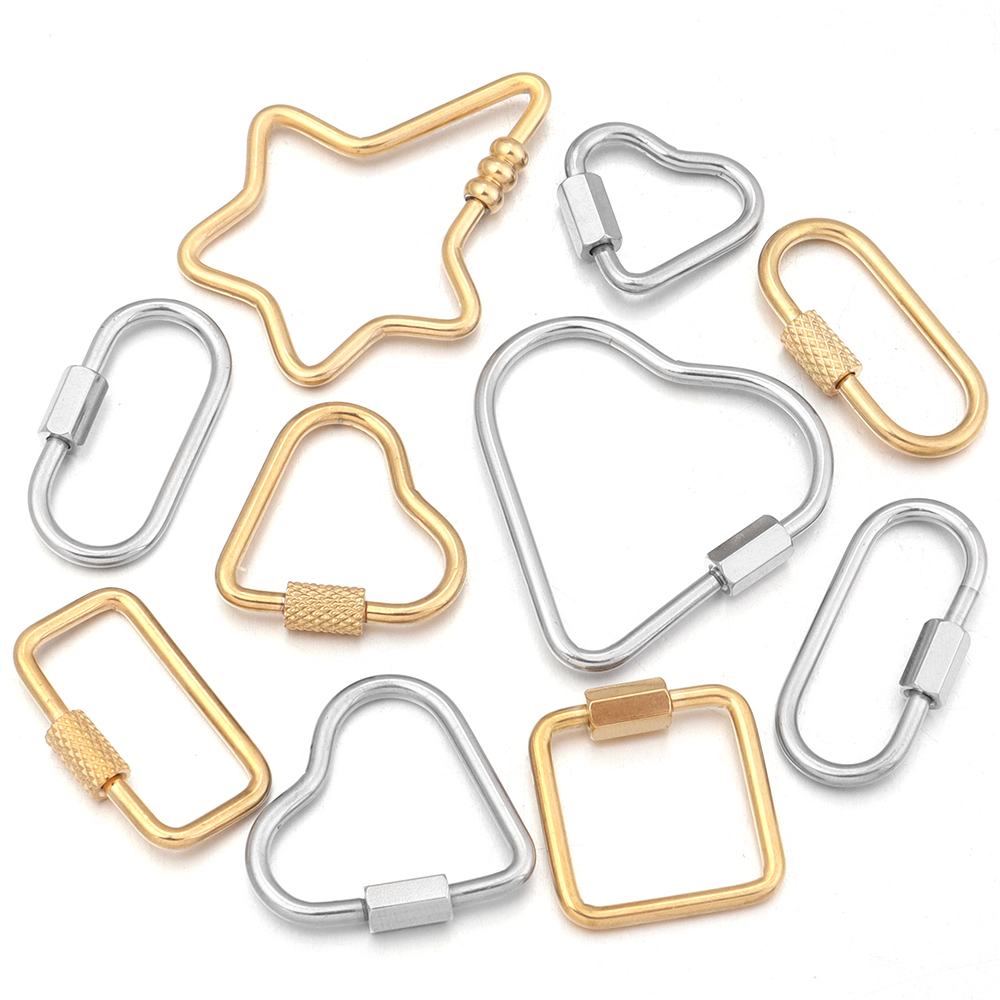 Smart Home Key - 2pcs الذهب الفولاذ المقاوم للصدأ قلب