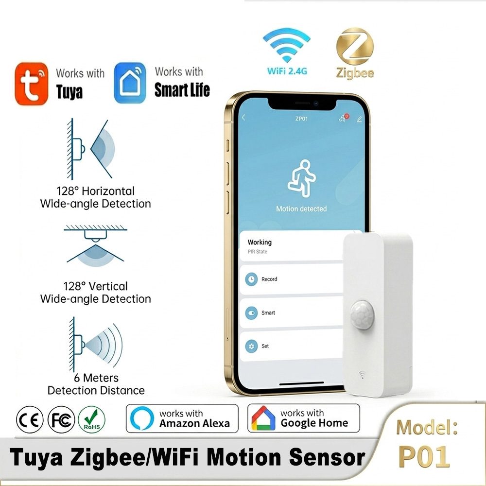 Smart Home Wiz - مستشعر حركة ذكي بتقنية PIR وWiFi