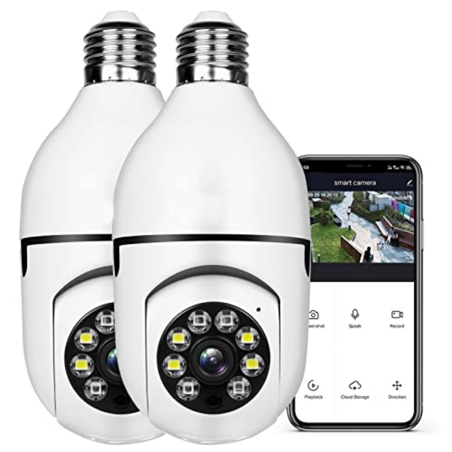 Smart Home Lighting - كاميرا لاسلكية ذكية بدقة 1080P مع