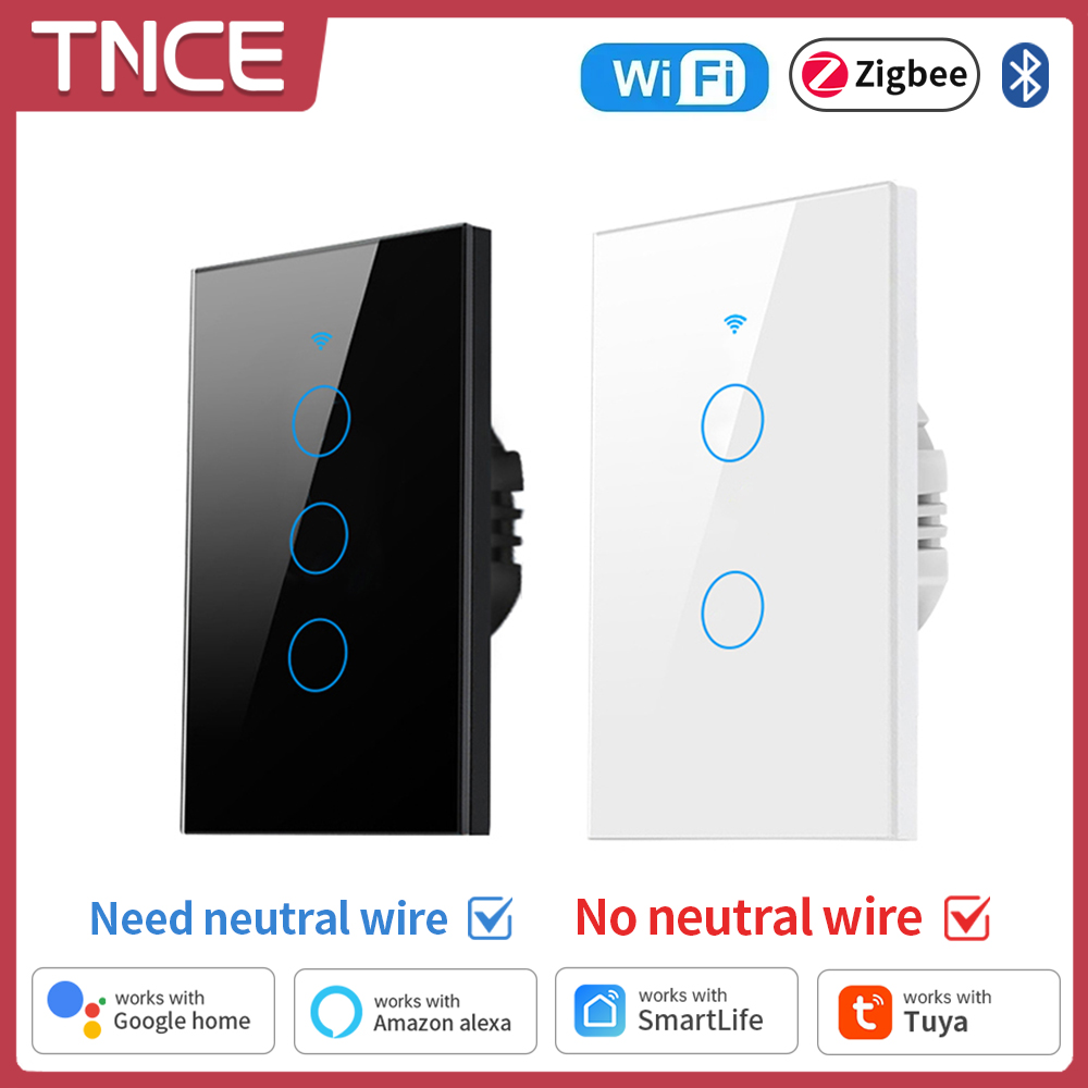 Smart Home Zigbee - مفتاح إضاءة ذكي TNCE Tuya ،