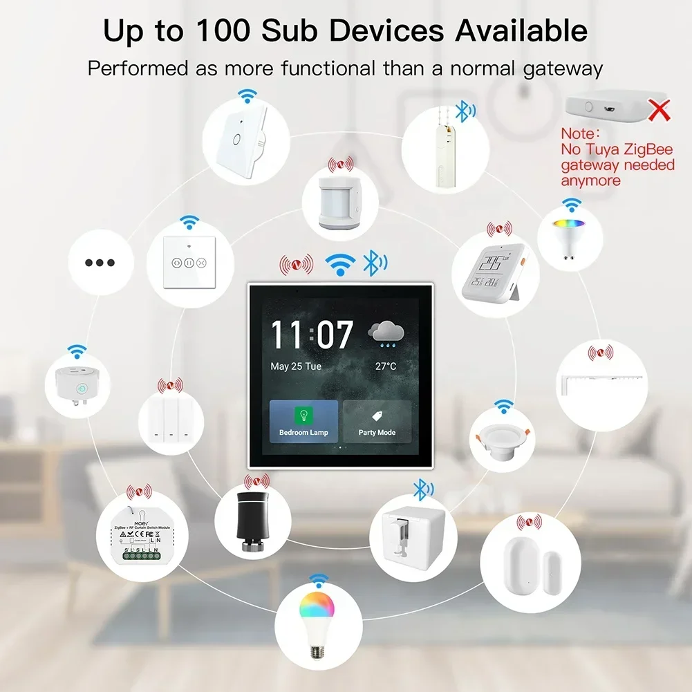 Smart Home Zigbee - لوحة تحكم ذكية للمنزل بتقنية واي