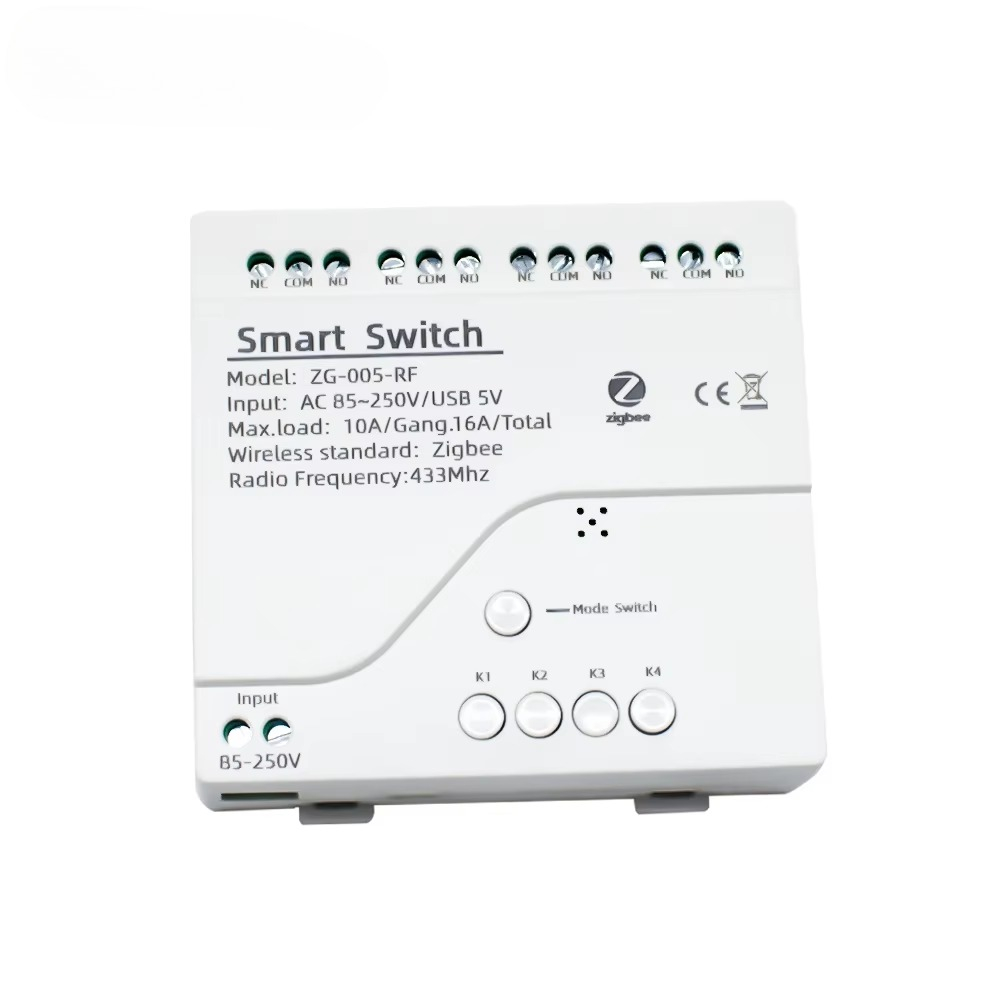 Smart Home Zigbee - وحدة تحكم تويا 4 قنوات زيجبي