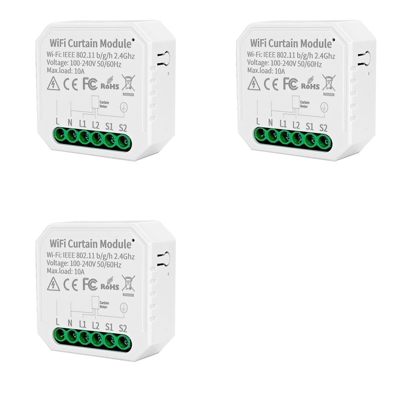 Smart Home Voice Control - وحدة التحكم الذكية للستائر A27F-3X Tuya