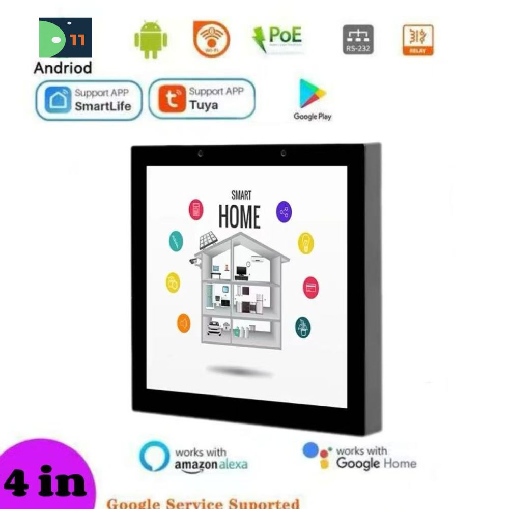 Smart Home Touchscreen Control Panel - 2025 جديد 4 بوصة POE اللوحي