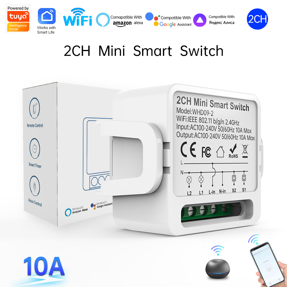 Smart Home Lighting - مفتاح تويا الذكي ثنائي الاتجاه بـ