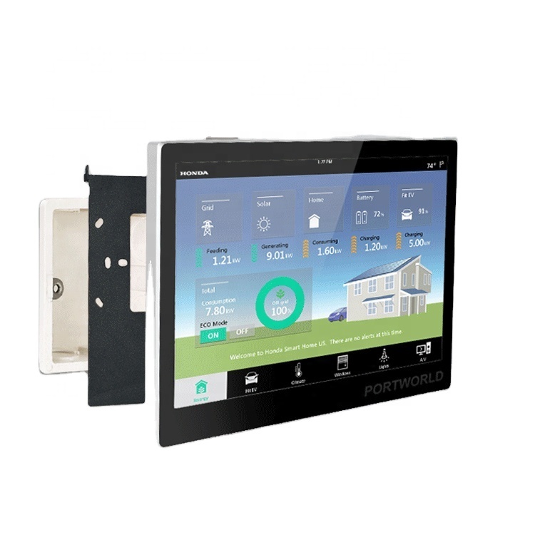 Smart Home Touchscreen Control Panel - جهاز لوحي للمنزل الذكي بشاشة لمس
