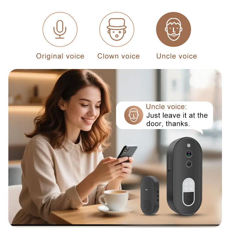 جرس باب ذكي لاسلكي واي فاي بدق - مراجعة Smart Home Cctv Camera وسعره