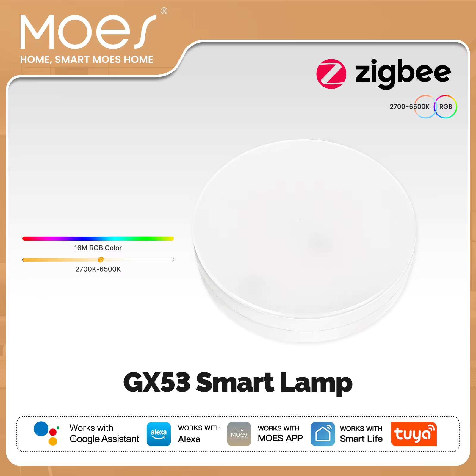 مصباح LED ذكي من MOES Tuya Zig - مراجعة Smart Home Zigbee وسعره