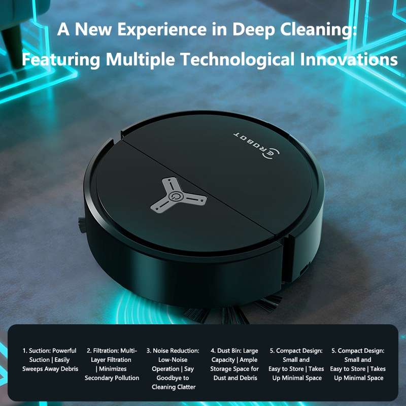 مكنسة كهربائية روبوتية ذكية 3  - مراجعة Smart Home Robot وسعره