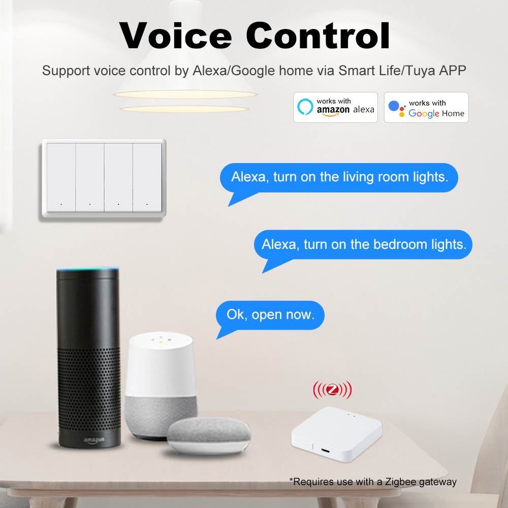 مفتاح إضاءة ذكي من مانهوت يعمل - مراجعة Smart Home Zigbee وسعره