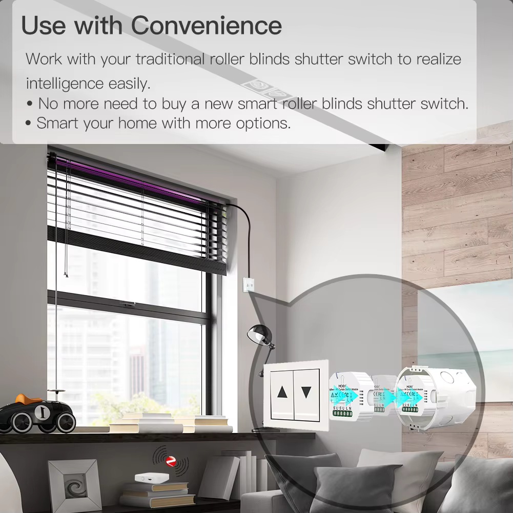 وحدة تحكم ذكية MOES ZigBee RF4 - مراجعة Curtain Motor وسعره
