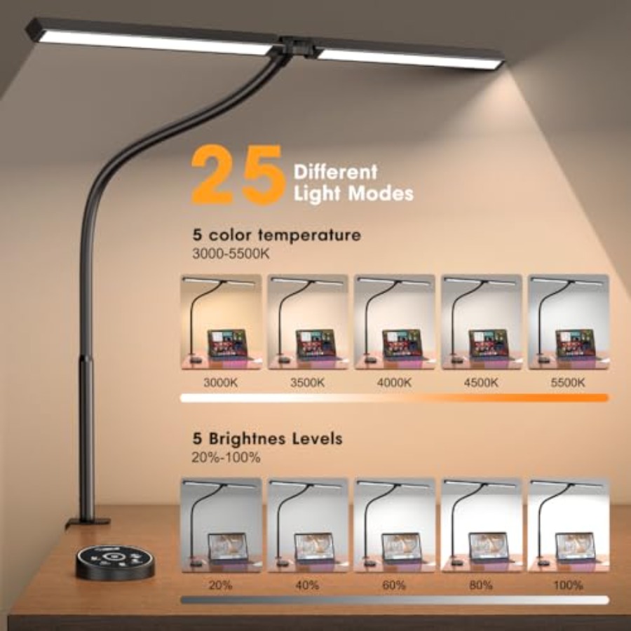 مصباح مكتب LED للمكتب والمنزل  - مراجعة Smart Home Lighting وسعره
