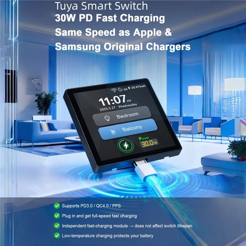 مجموعة بالجملة: مفتاح ذكي بشاش - مراجعة Smart Home Zigbee وسعره