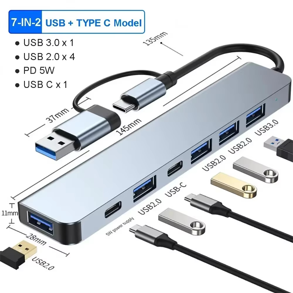 موزع USB-C متعدد المنافذ 7 في  - مراجعة Smart Home Hub 2 وسعره