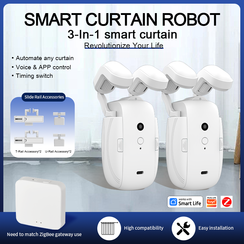 محرك ستائر كهربائي ذكي ZigBee  - مراجعة Curtain Motor وسعره