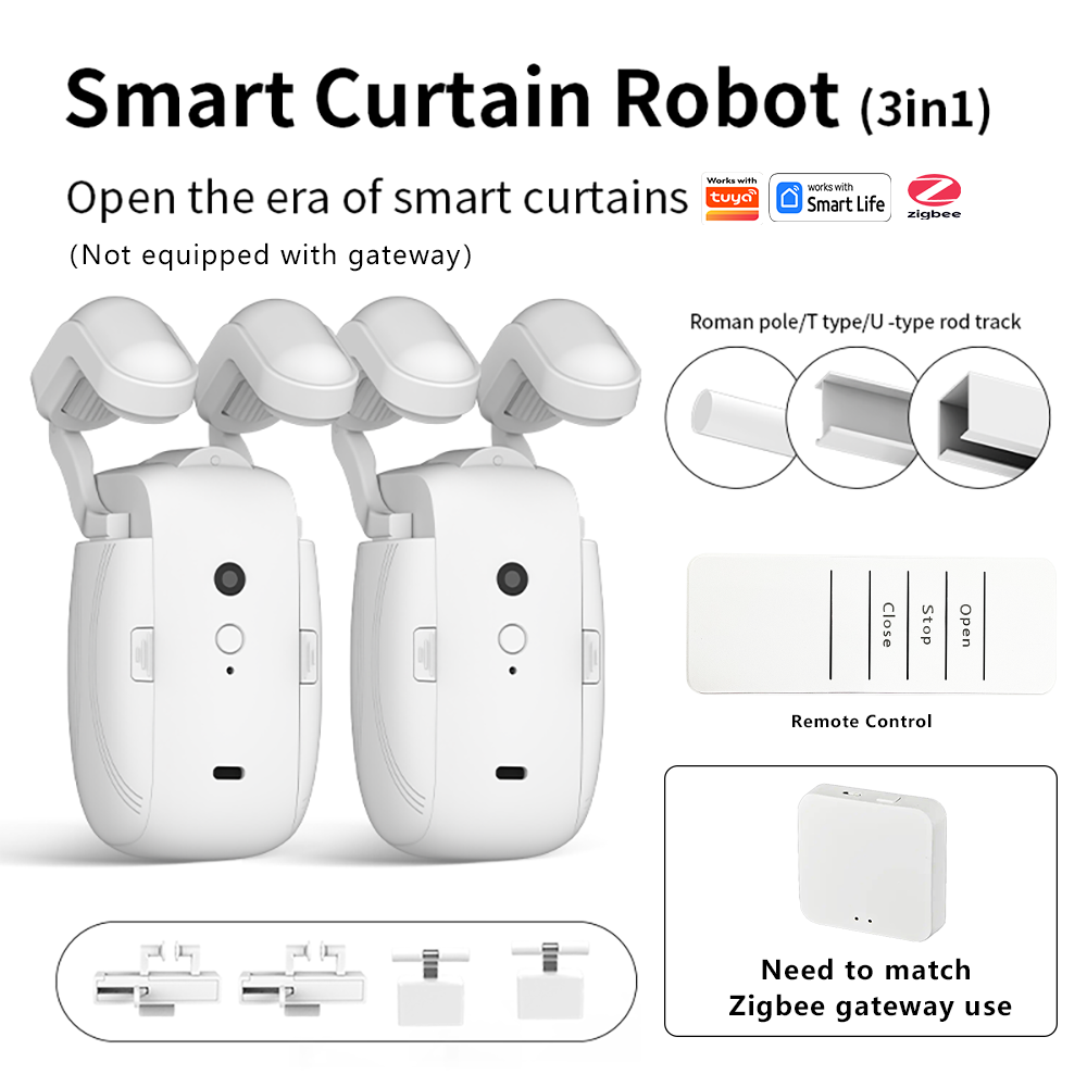 محرك ستائر كهربائي ذكي ZigBee  - مراجعة Curtain Motor وسعره