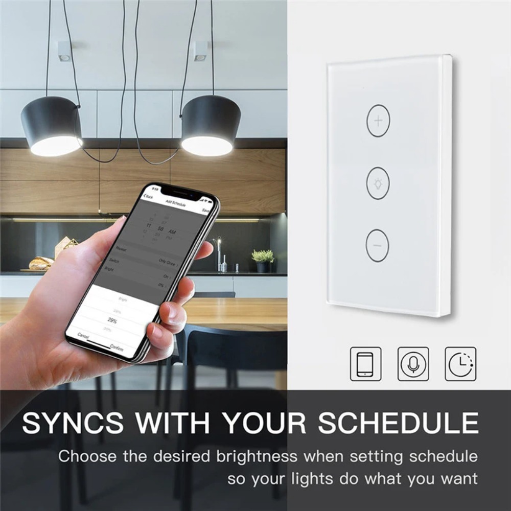 مفتاح إضاءة ذكي قابل للتعتيم م - مراجعة Smart Home Touchscreen Control Panel وسعره