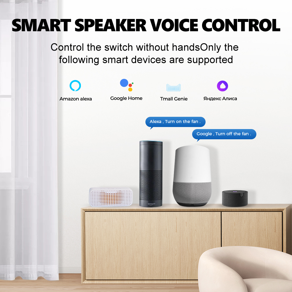 SMATRUL Tuya مفتاح تشغيل واي ف - مراجعة Smart Home Voice Control وسعره