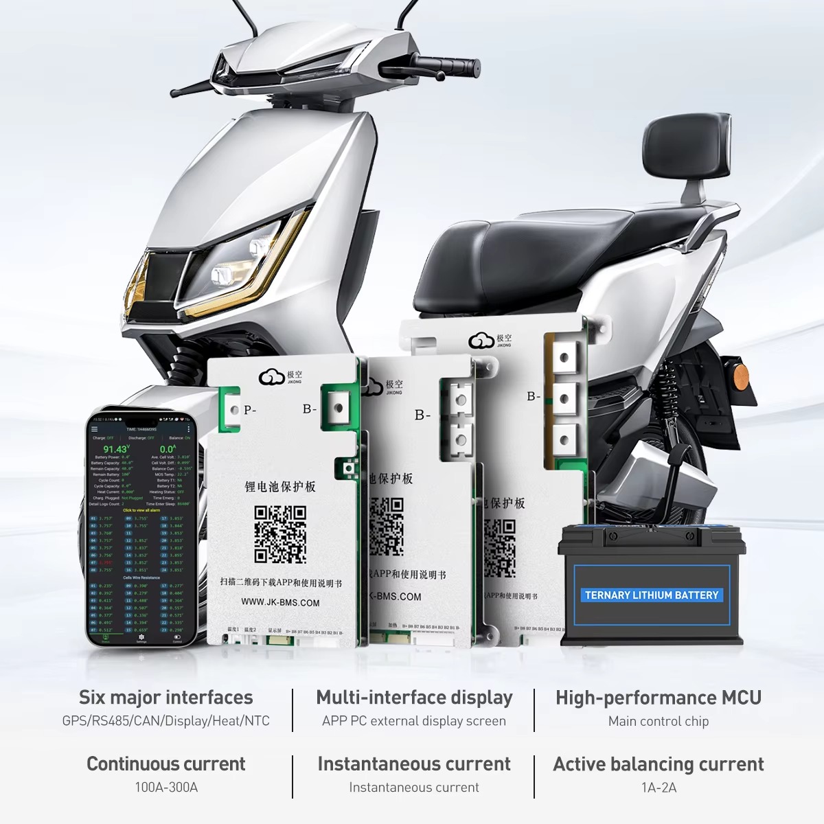JIKONG JK-B2A24S30P 300A موازن - مراجعة Smart Home Key وسعره