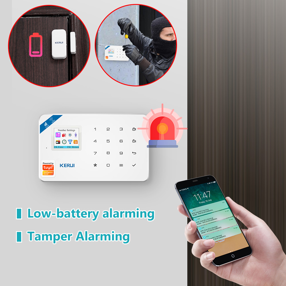 KERUI W181 نظام إنذار الأمن ال - مراجعة Smart Home Cctv Camera وسعره
