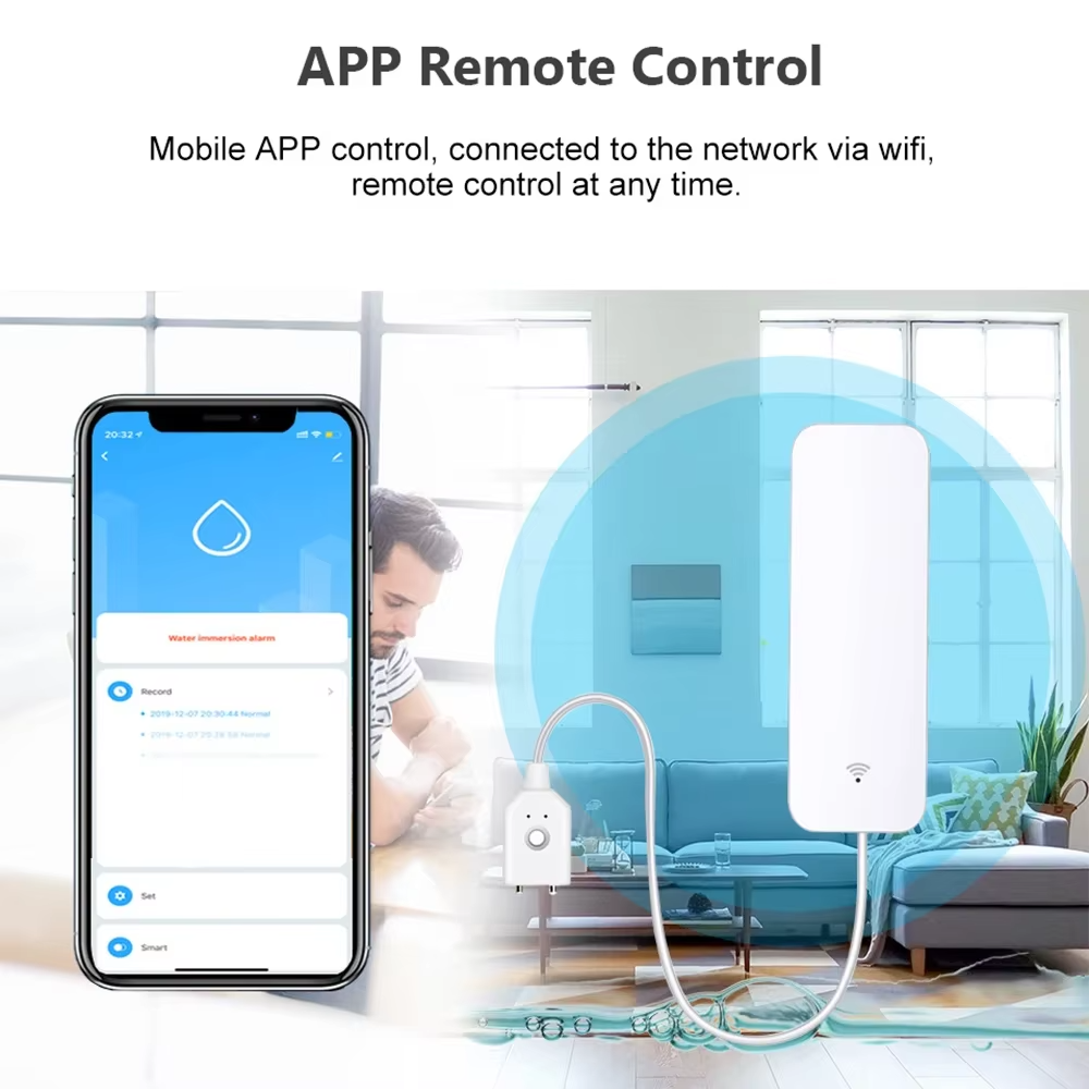 جهاز استشعار تسرب المياه بتقني - مراجعة Smart Home Wiz وسعره