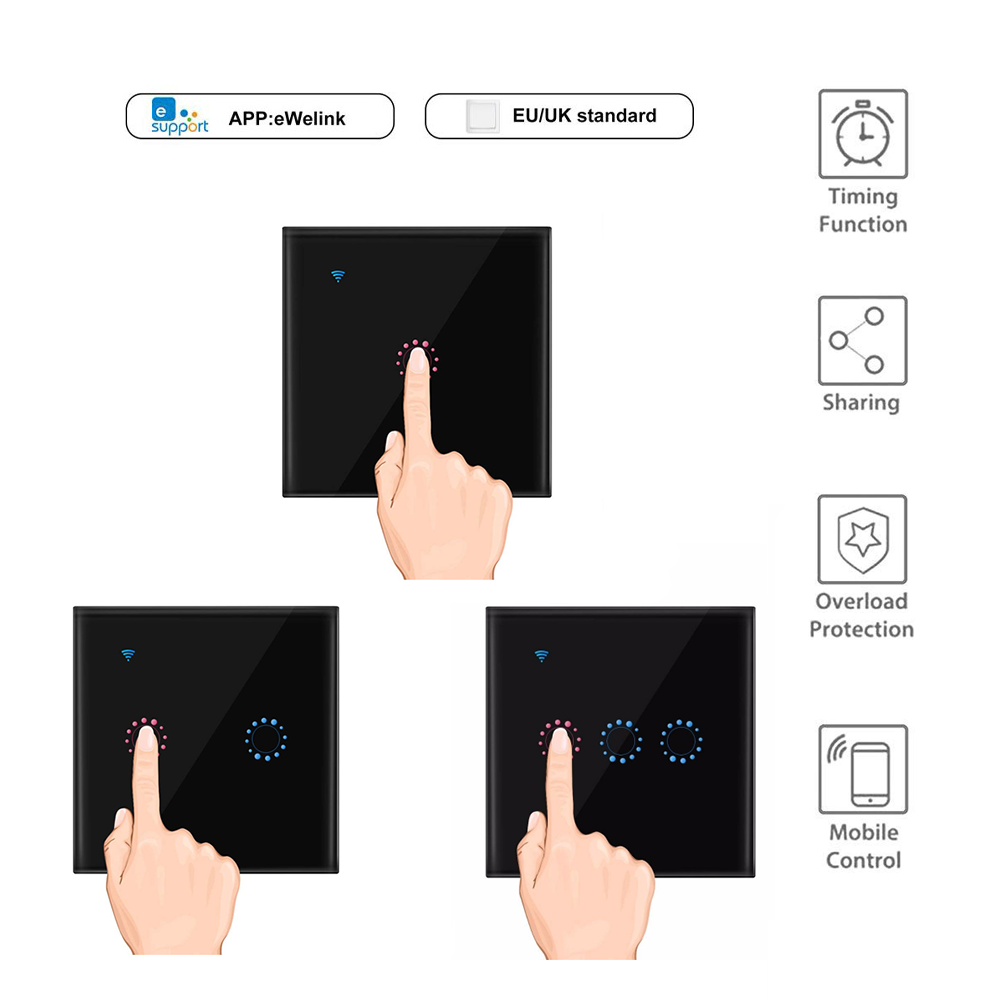 مفتاح إضاءة ذكي يعمل بالواي فا - مراجعة Smart Home Voice Control وسعره