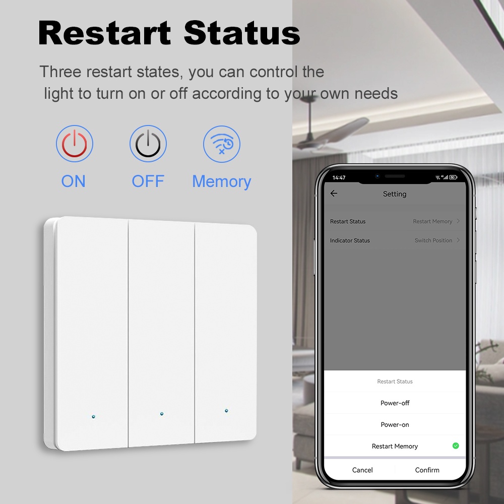 مفتاح ضغط ذكي ZigBee بـ 1 أو 2 - مراجعة Smart Home Zigbee وسعره
