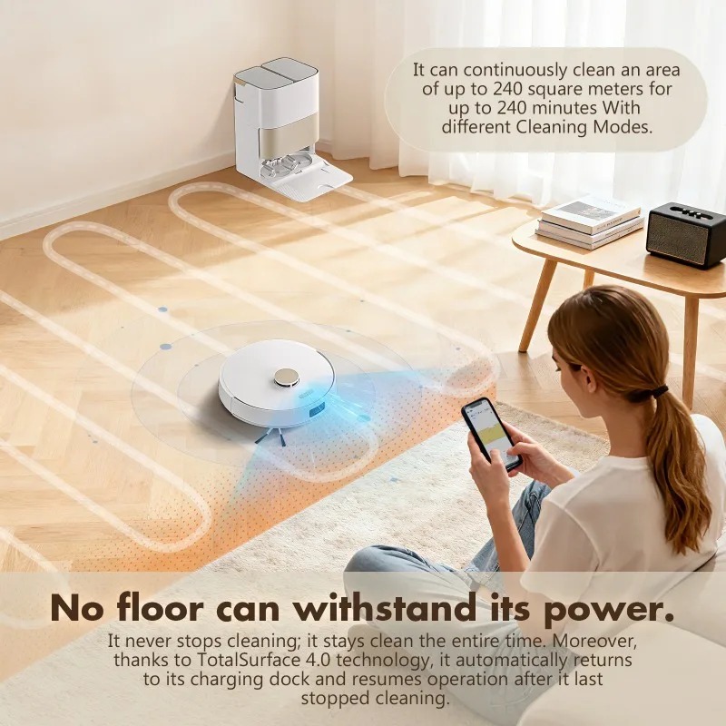 مكنسة كهربائية روبوتية، تنظيف  - مراجعة Smart Home Robot وسعره