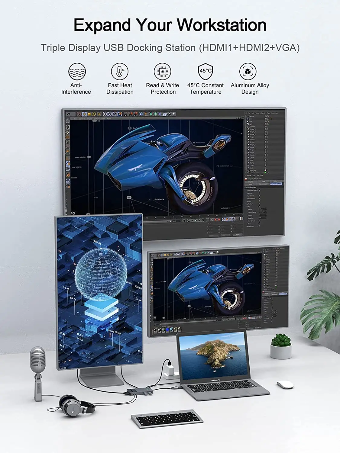محطة إرساء QGeeM USB 3.0، محور - مراجعة Smart Home Hub 2 وسعره