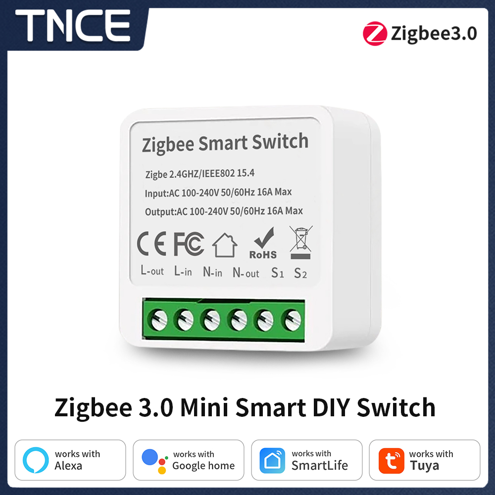 وحدة مفتاح ذكي TNCE Tuya 16A ب - مراجعة Smart Home Voice Control وسعره
