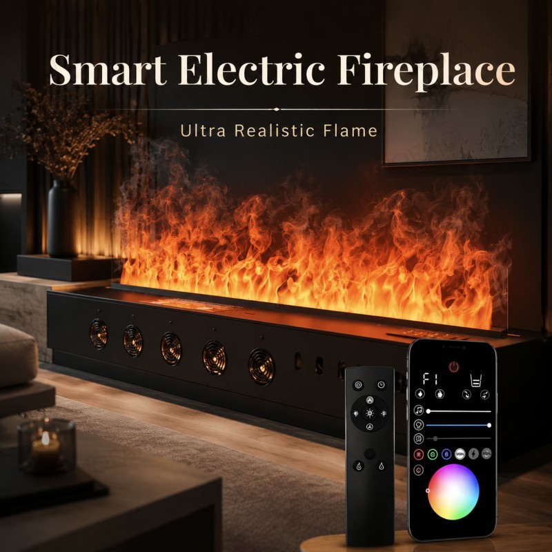 موقد حائط بتصميم بسيط وفاخر، م - مراجعة Smart Home Simulation وسعره