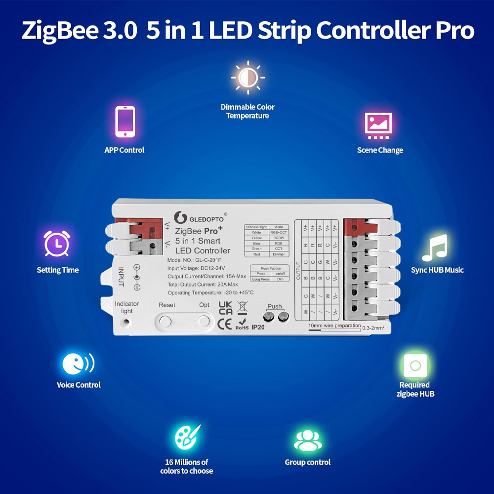 وحدة تحكم LED ذكية بتقنية ZigB - مراجعة Smart Home Hub 2 وسعره