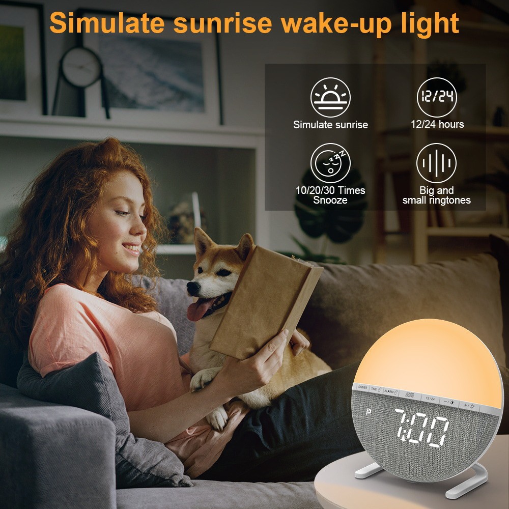 ساعة منبه بإضاءة استيقاظ LED م - مراجعة Smart Home Simulation وسعره