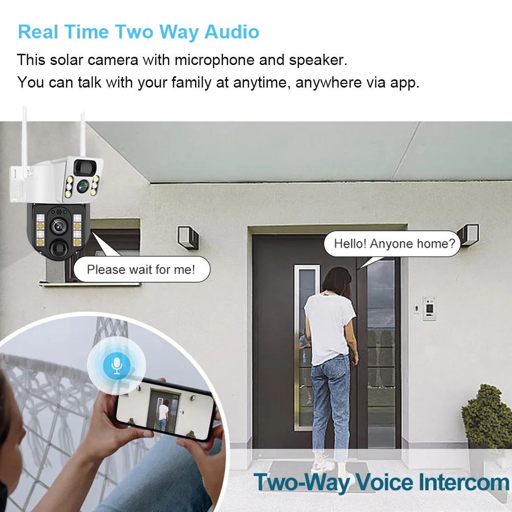 كاميرا مراقبة CCTV شمسية خارجي - مراجعة Smart Home Cctv Camera وسعره