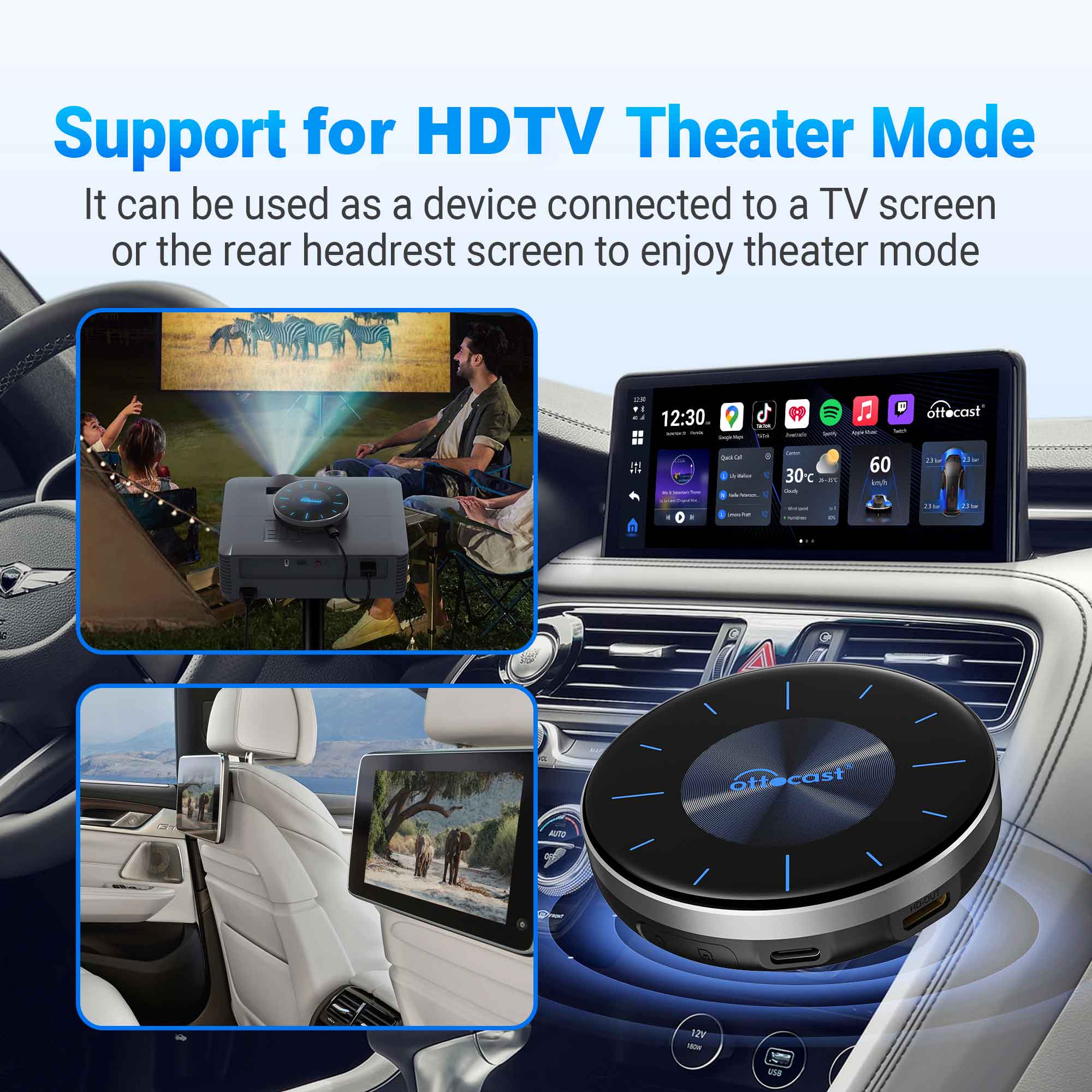 OTTOCAST P3 OttoAibox CarPlay  - مراجعة Smart Home Tv وسعره
