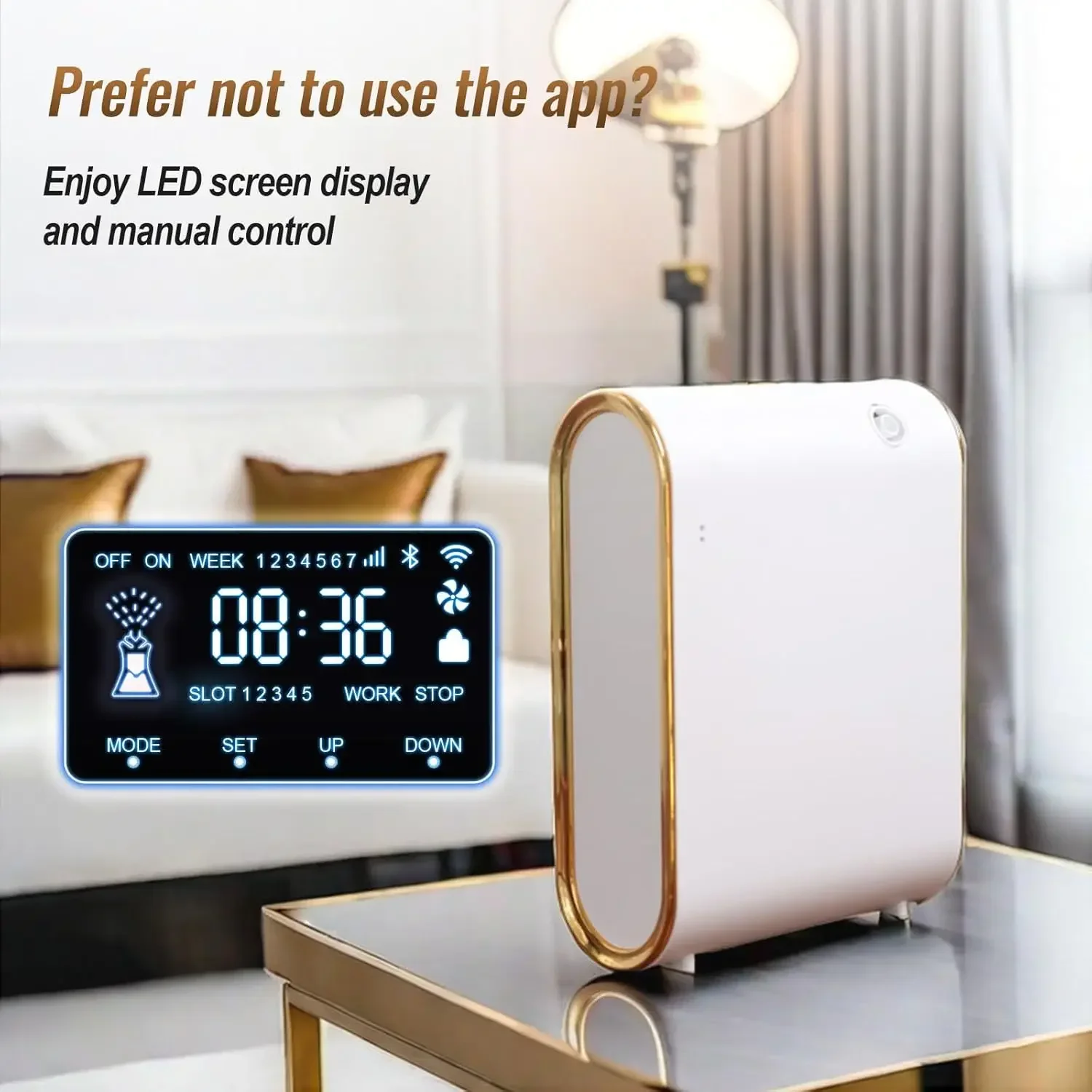 ناشر رائحة الغرفة بدون ماء آلة - مراجعة Smart Home Room وسعره