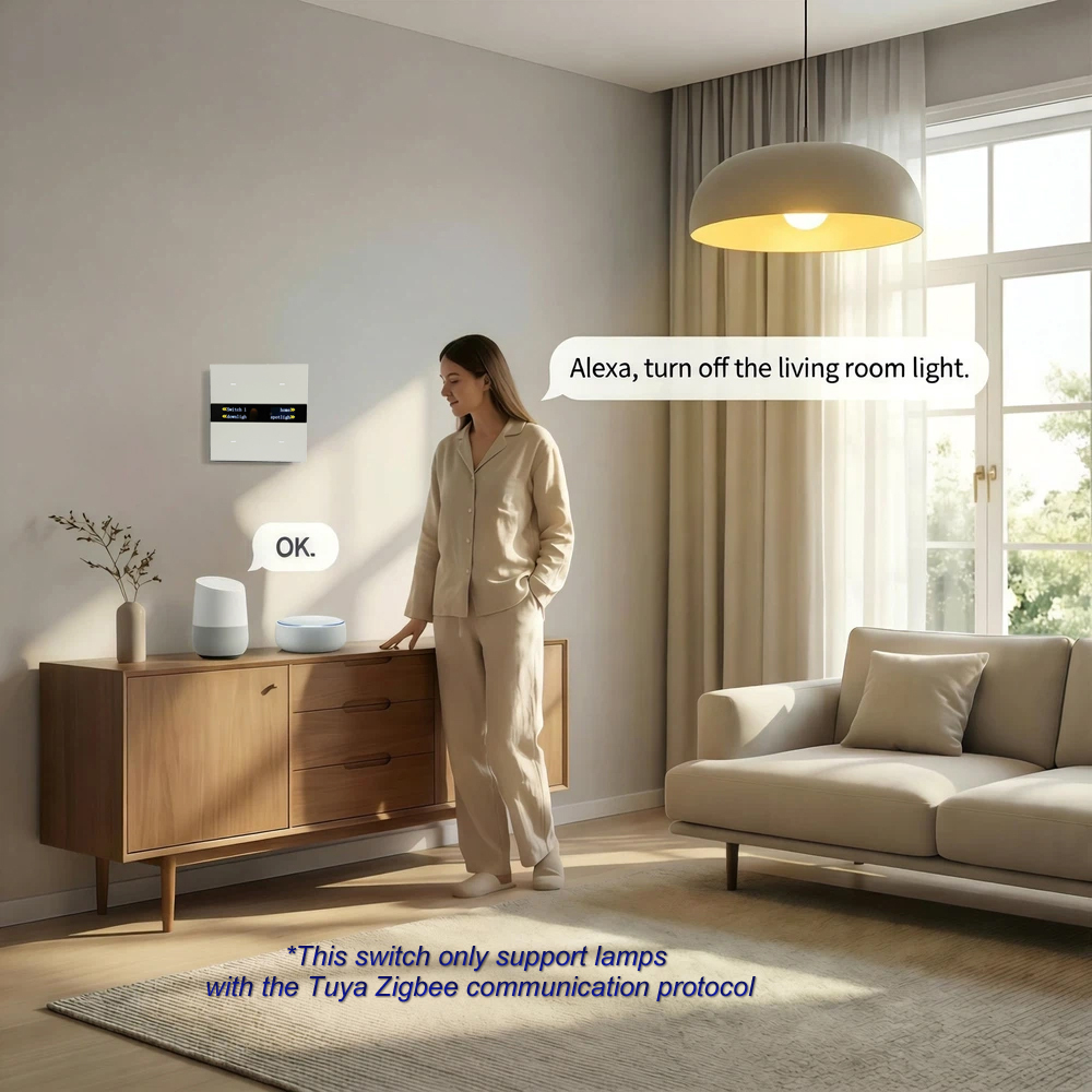 لوحة مفاتيح ذكية M8 Pro Zigbee - مراجعة Smart Home Zigbee وسعره