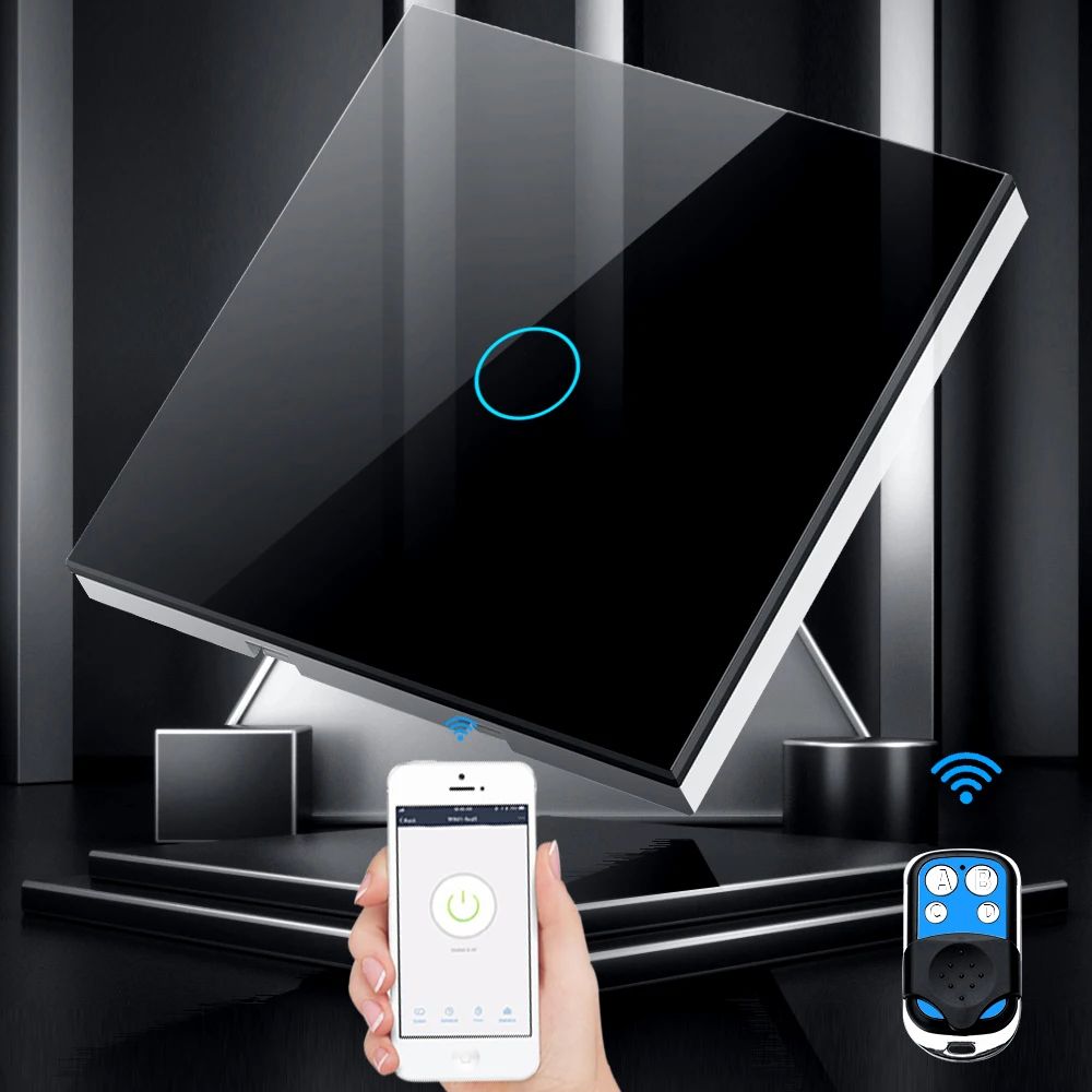 Tuya EU WiFi + RF433 مفتاح الت - مراجعة Smart Home Lighting وسعره