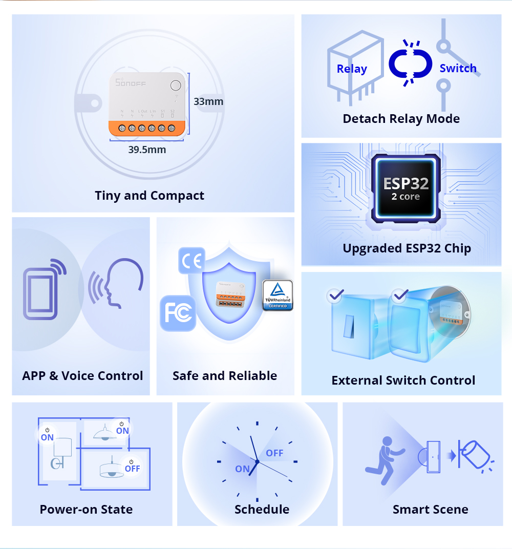 مفتاح ذكي واي فاي Sonoff Mini  - مراجعة Smart Home Wiz وسعره