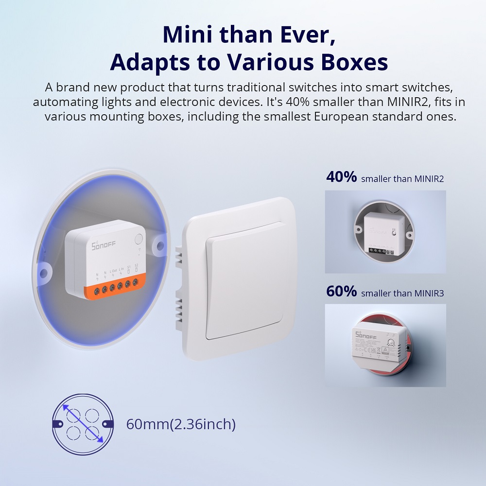 مفتاح ذكي واي فاي Sonoff Mini  - مراجعة Smart Home Wiz وسعره