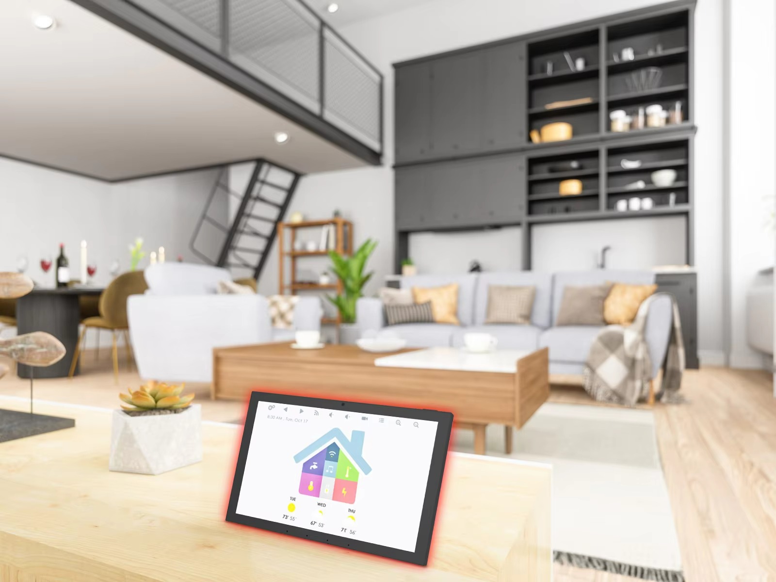 لوحة تحكم ذكية منزلية بشاشة لم - مراجعة Smart Home Hotel وسعره